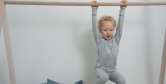 Boy Wearing SOOTHLA Allergy-friendly Clothing